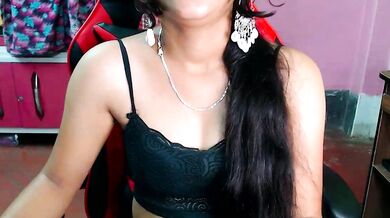 Petite Indian cam girl Angel_Alison_ gets humiliated with dirty talk & tight ass spanking