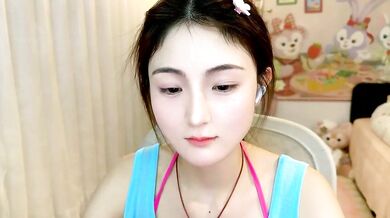 Naughty young Asian brunettes show off their dirty talk in steamy stripchat video