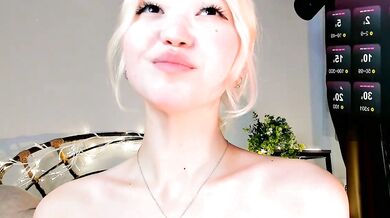 Milli_Sun_ strips & teases in kinky orgy with big-dildo, vibrator, and recordable-privates-