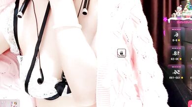 Watch as Yin-Bao-001 gets her big tits fucked while getting a hard spanking and a messy facial