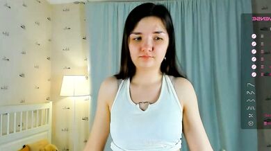 MaidaEasley strips and teases in this new-teens cam2cam strip-tease video