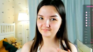 MaidaEasley strips and teases in this new-teens cam2cam strip-tease video