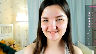 MaidaEasley strips and teases in this new-teens cam2cam strip-tease video