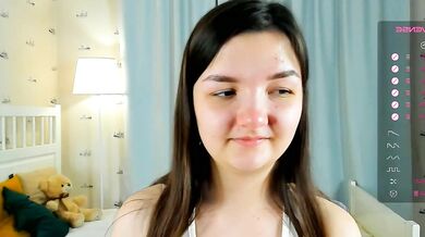 MaidaEasley strips and teases in this new-teens cam2cam strip-tease video