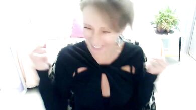 Hornymilf_777 - Sexy blonde MILF strips & teases in office for your viewing pleasure