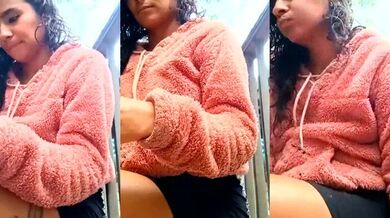 Watch Leslly_ tease and suck on a big cock with her petite frame in hot Latin action