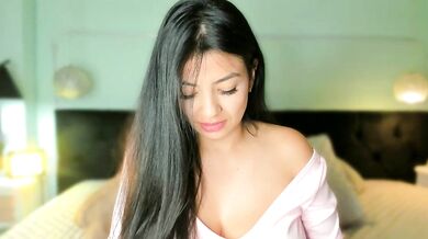 Evaa Stevens strips down & teases with her big tits in HD - Private Interaction with Striptease & HD Vibrator