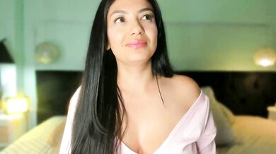 Evaa Stevens strips down & teases with her big tits in HD - Private Interaction with Striptease & HD Vibrator