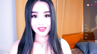 OttilieEvetts records herself stripping, giving jerk-off instructions and squirting in a big-tits-brunette-exclusive