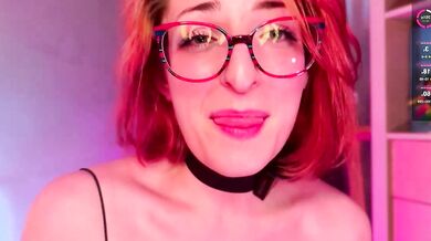 Watch AnnaHaunter18, a young, curvy redhead, talk dirty while getting her big ass trimmed and playing with toys in public
