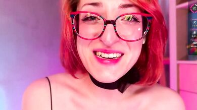 Watch AnnaHaunter18, a young, curvy redhead, talk dirty while getting her big ass trimmed and playing with toys in public