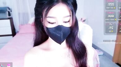 PimChanOK gets naughty in a public stripchat with dirty talk, cowgirl, and squirt-asian action!