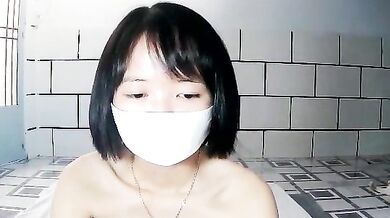 Watch Kissdy's tight pussy get fingered in a strip-tease on Cam2Cam