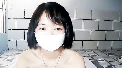 Watch Kissdy's tight pussy get fingered in a strip-tease on Cam2Cam