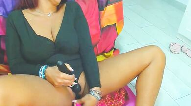 Allyson22andy's Big Tits & Trimmed MILF Body Get Double Penetration & Vibrator Action in Private Cam Session