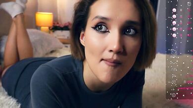 Catheryn Hallman's upskirt Asian striptease in oil-filled recordable video