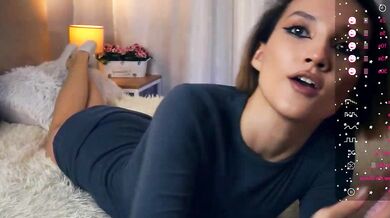 Catheryn Hallman's upskirt Asian striptease in oil-filled recordable video