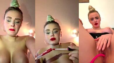 Interactive White Teens: CherryEmmy's Petite Frame Squirts While Fingering & Doggy-Style Doggy