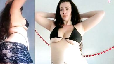 Sapphir3xoxo: Big-titted young girl humiliated in shower with a naughty toy-ahegao