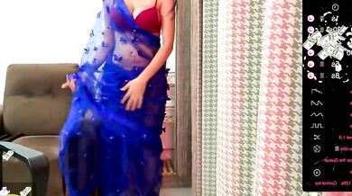 Young brunette payalmehta flaunts her middle-class goods & gets spanked while cuckolding