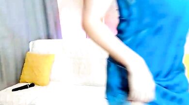 KimPolloc's solo anal adventure: Striptease, oil, and nylon play with vibrators and dildos