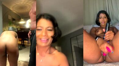 RoseMelanie flaunts her tight ass & gets her pussy drilled in doggy-style with a vibrator