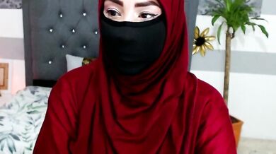 Jalima_sabag's tight ass gets pounded in nylon camel-toe by dildo and vibrator