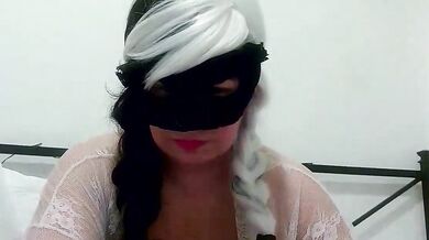 Ninalapiccolina's Erotic-Dance: Blonde MILFs Dirty Talk & Cooking in Orgasms with Dildo Or