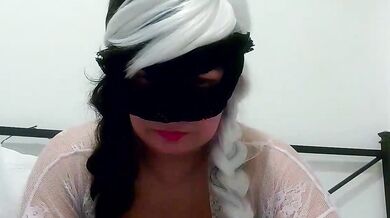 Ninalapiccolina's Erotic-Dance: Blonde MILFs Dirty Talk & Cooking in Orgasms with Dildo Or