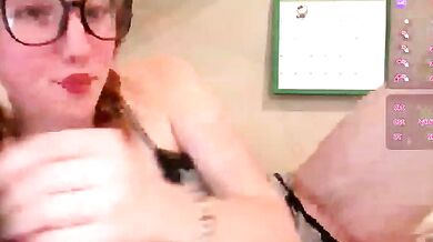 ArielleBaby2004, the petite brunette teen, humiliates herself while twerking in the shower with a big dick