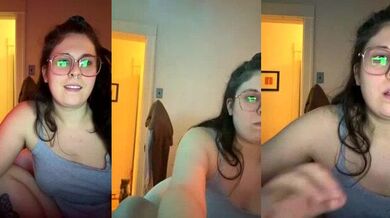 Rosiee69_ - Young girl strips and sucks big tits & fingers herself in HD video