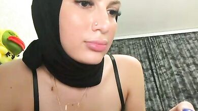 Watch as young Arab girl with a big ass gets humiliated & squirts while getting her ass fingered and dildoed in private.