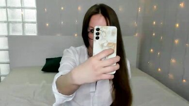 Watch fiery_stella tease and take off her white panties for a hot, steamy, upskirt titty-fuck with her big-