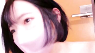 Watch Ranran_ch, the sexy Japanese cam girl, flashing her shaved pussy in HD
