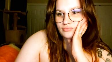MrsJess's tight young pussy gets fingered in a hot and heavy best-young striptease