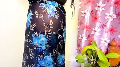 Curvy Indian teen LouleyRanii strips & teases before getting pounded from behind