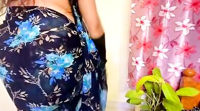 Curvy Indian teen LouleyRanii strips & teases before getting pounded from behind