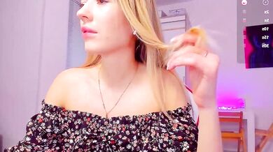 HotCarolineXO's tight ass gets a big tease in doggy-style with toys