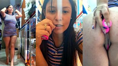 Nidia2026: The Cheapest Latina Fingers her Young Petite Body with Vibrator and Dildo