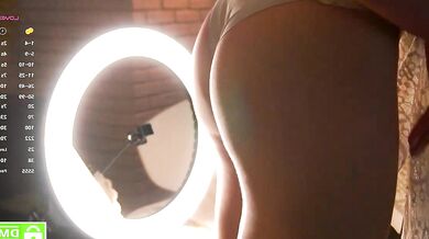 Checkmypeach1's petite tits and white skin get a workout in a wild dildo-or-vibrator-teens session