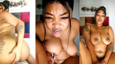 SexyTHANDO flaunts her big tits & gets her ass drilled hard in a squirt-filled shower