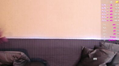 Watch Anna Bonbon strip down and show off her curves on the internet