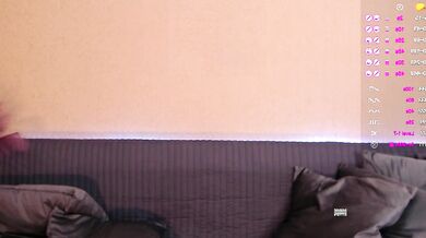 Watch Anna Bonbon strip down and show off her curves on the internet