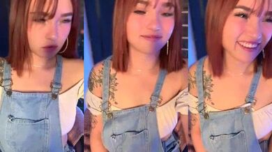 Alyson_LTS's tight pussy gets creampied in hot jerk-off instruction video