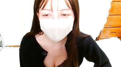 Ema_0011's Nude Leaks: Asian Youngster in Black-Hair Cosplay Gets Recorded on Public Cam