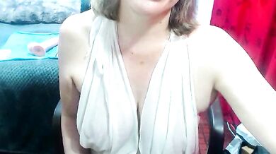 Watch how this hot latina deepthroats & gets her ass drilled in doggy-style with her big tits bouncing!