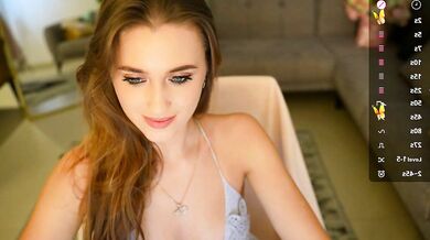 Vasillisa seduces you in sensual cam show with her tantalizing looks and curves