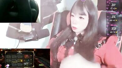 Lovense's big tits and tight pussy get fucked hard in HD video game session