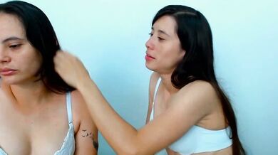 Ashley and Michel's steamy threesome: a hot and heavy Latin-foot fetish video