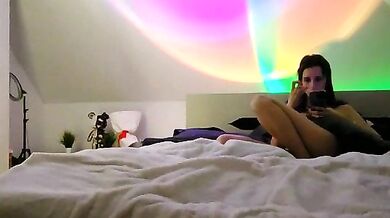 Yummybabes humiliates petite white girl with a cumshot in cam2cam session